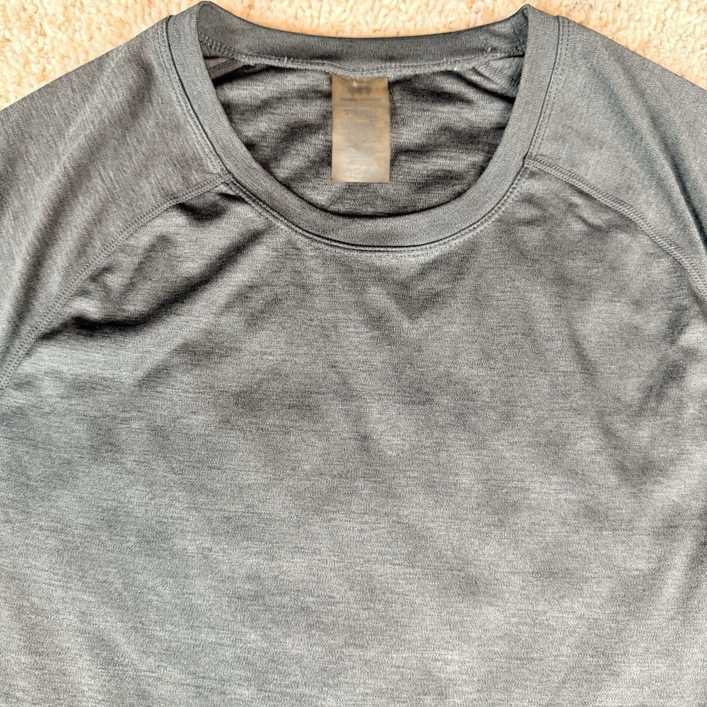 Cory Vines Long Sleeve Tee Crewneck Athletic Heathered Grey Sz X-Large EUC